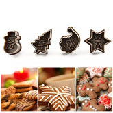 CHRISTMAS CUTTER SET WITH SANTA CLAUS 4 PCS